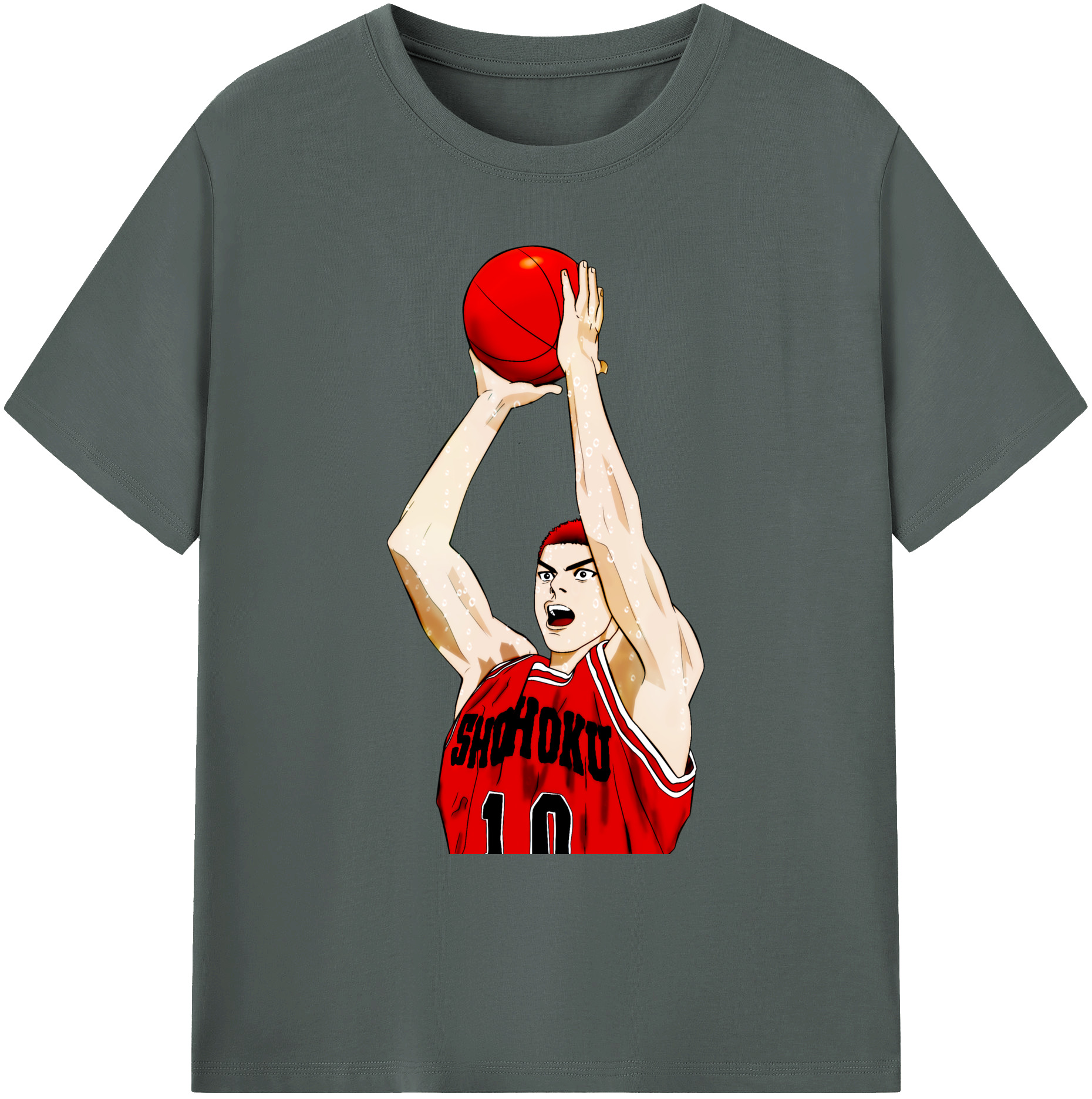 （画像用） SLAM DUNK／スラムダンク 綿100％ メンズ半袖Tシャツ｜肌触りやわらか＆通気性